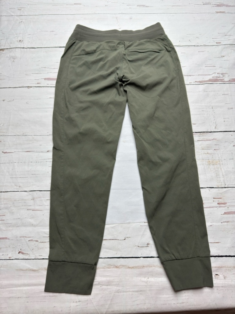 Athleta Trekkie North Jogger Ripstop Olive Green 4 Hiking Travel - Picture 3 of 9